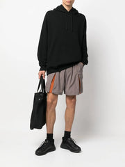 colour-block track shorts