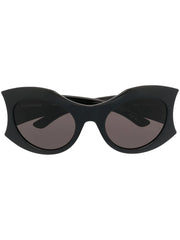 Hourglass round-frame sunglasses