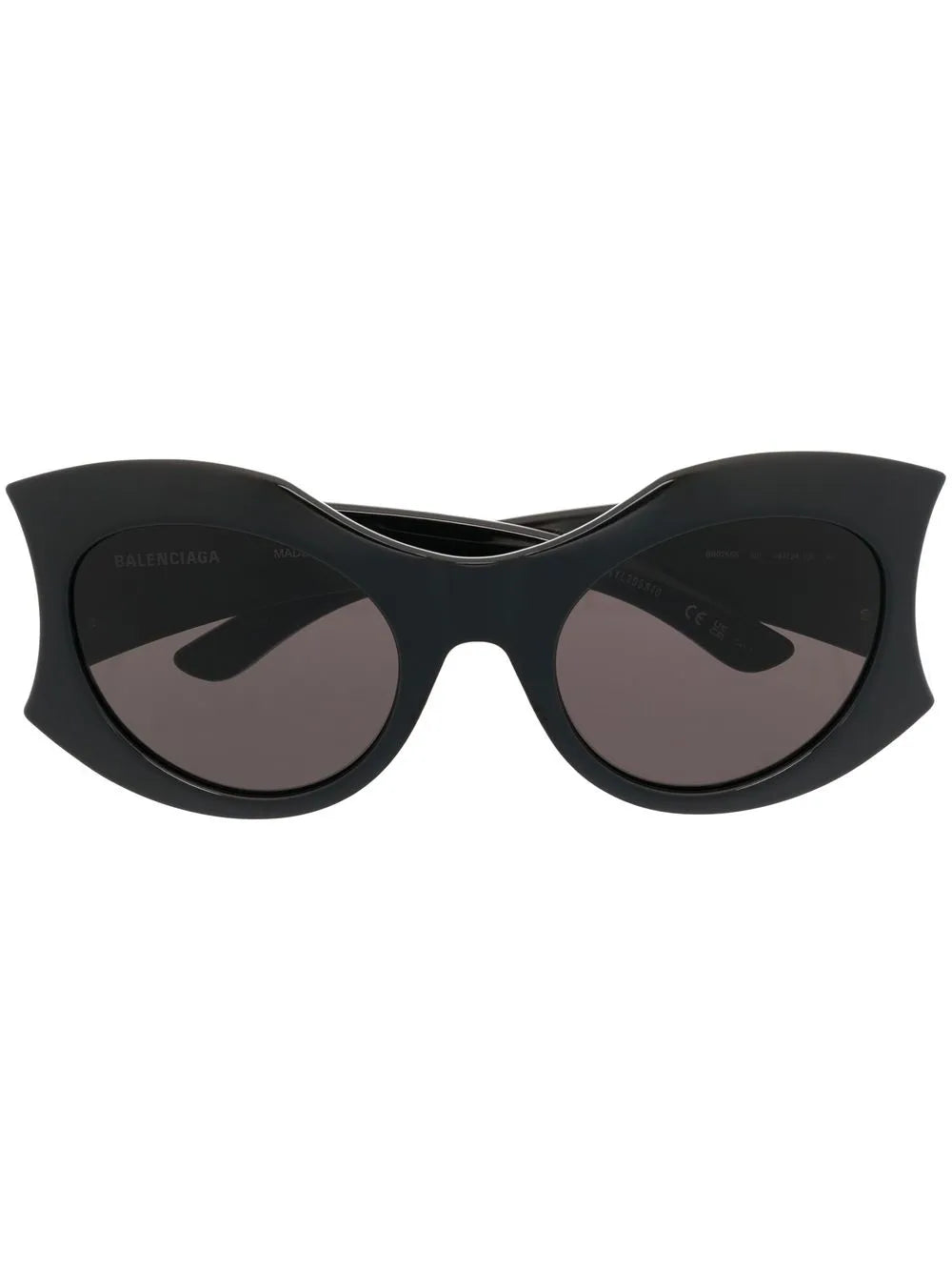 Hourglass round-frame sunglasses
