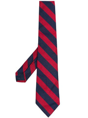 striped silk tie