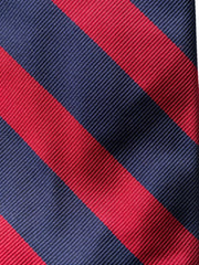 striped silk tie