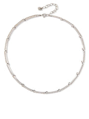 1990s Swarovski crystal-embellished necklace