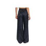 Paisley-Print Straight-Leg Trousers