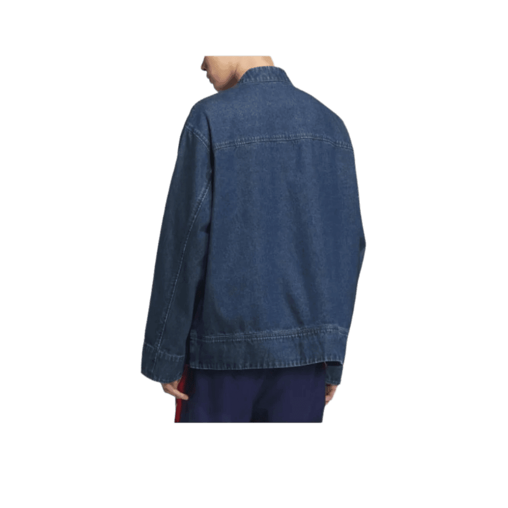 adidas CTT Oversized Chinese Track Top 3.0 Jacket Medium Blue Denim