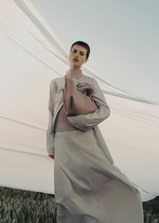 Polene Cyme Mini Textured Taupe