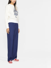 wide-leg tailored trousers