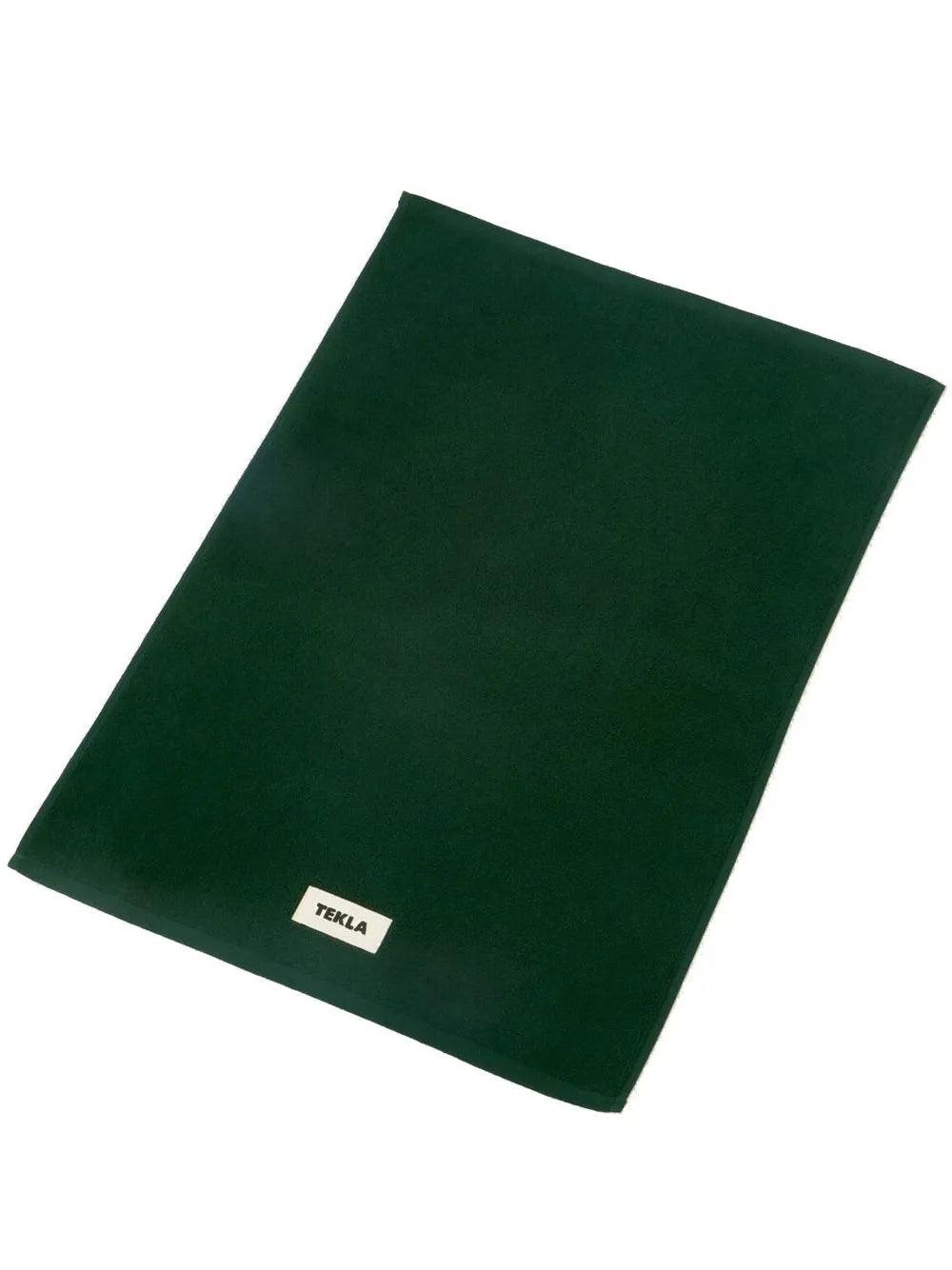 logo-patch bath mat