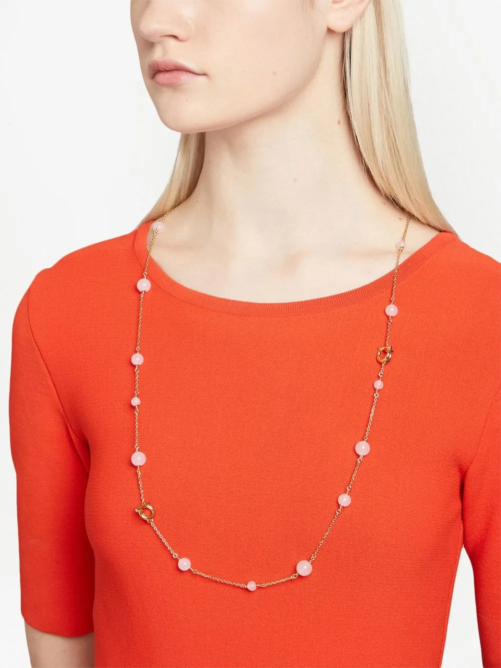 Gancini Long 3D necklace