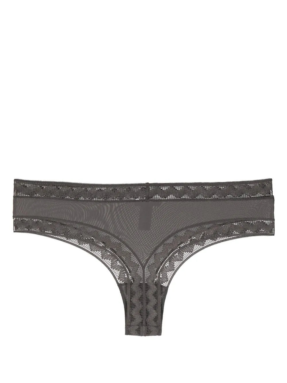 Gabby zigzag-trim Brazilian briefs