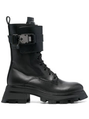 55mm Sava buckle-detail combat boots