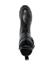 55mm Sava buckle-detail combat boots