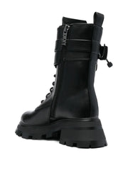 55mm Sava buckle-detail combat boots
