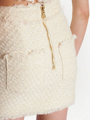 Tweed Mini Skirt