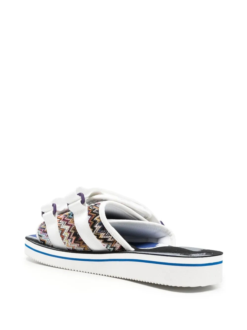 double touch-strap panelled slides