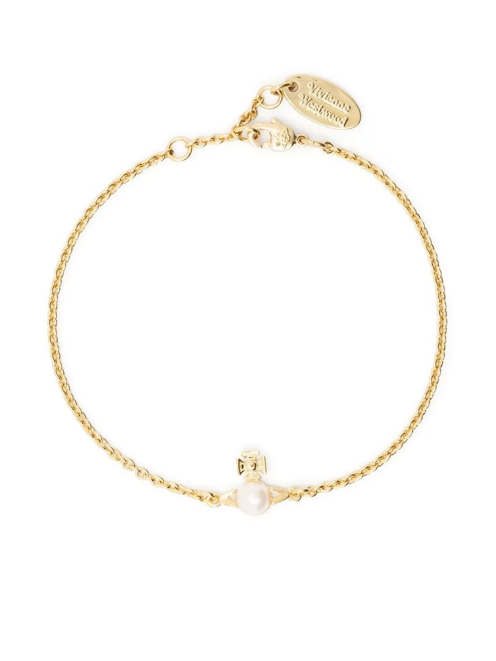 Orb-embellished chain bracelet