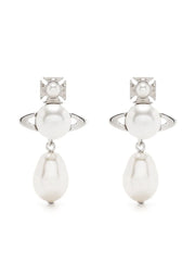 Orb-embellished stud earrings