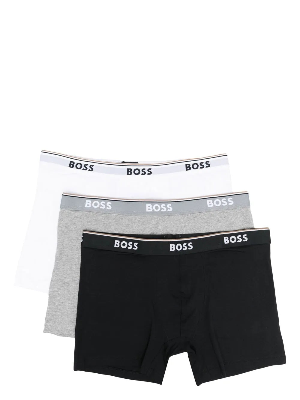 pack of three logo-waistband boxer briefs