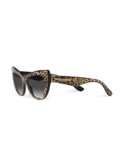 leopard-print tinted sunglasses
