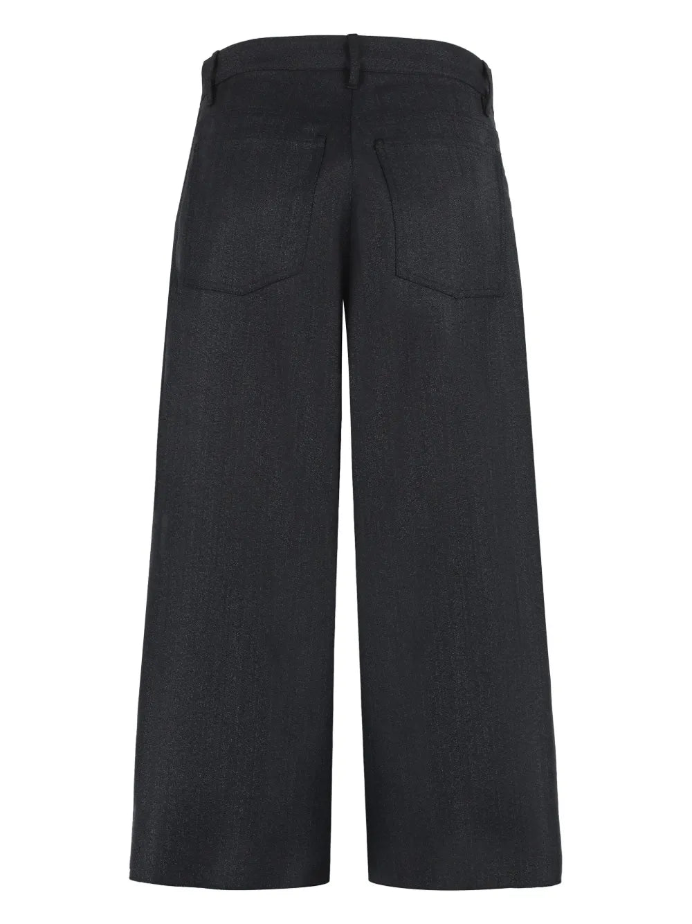wide-leg cropped trousers