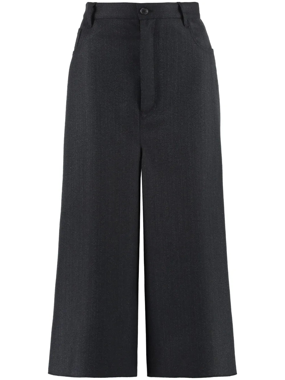 wide-leg cropped trousers
