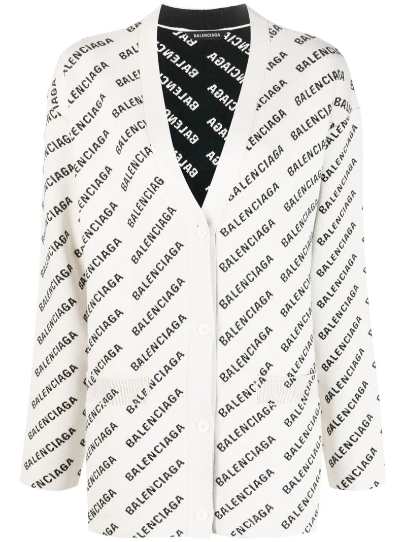 Mini Allover Logo cardigan