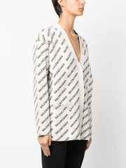 Mini Allover Logo cardigan