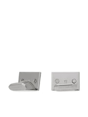 logo-plaque square-shape cufflinks
