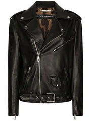leather biker jacket