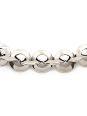 Eyelet chain choker necklace