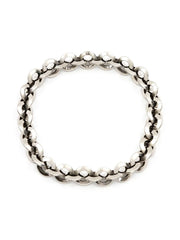 Eyelet chain choker necklace
