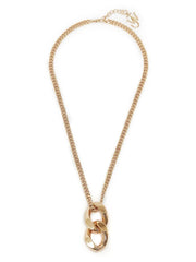 chain-link pendant necklace