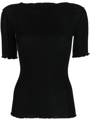 Omato stretch-organic cotton top
