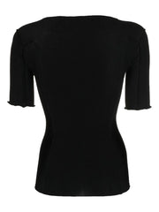 Omato stretch-organic cotton top