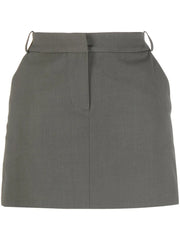 Wool Blend Mini Skirt