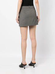 Wool Blend Mini Skirt