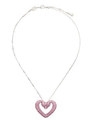 Una heart-charm necklace