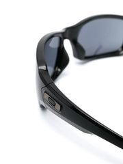 square-frame curved sunglasses
