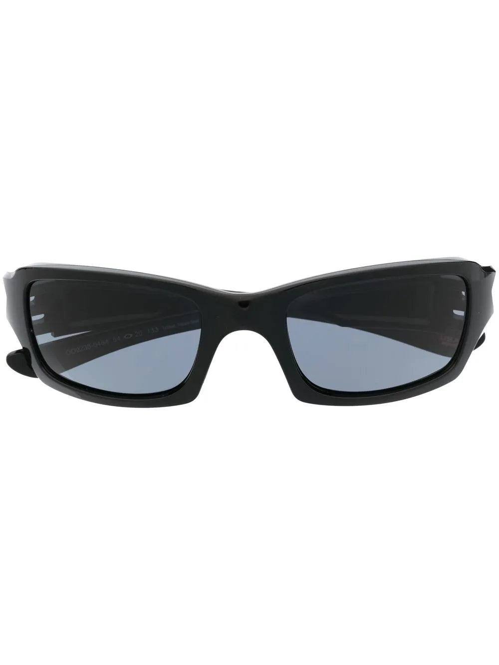 square-frame curved sunglasses