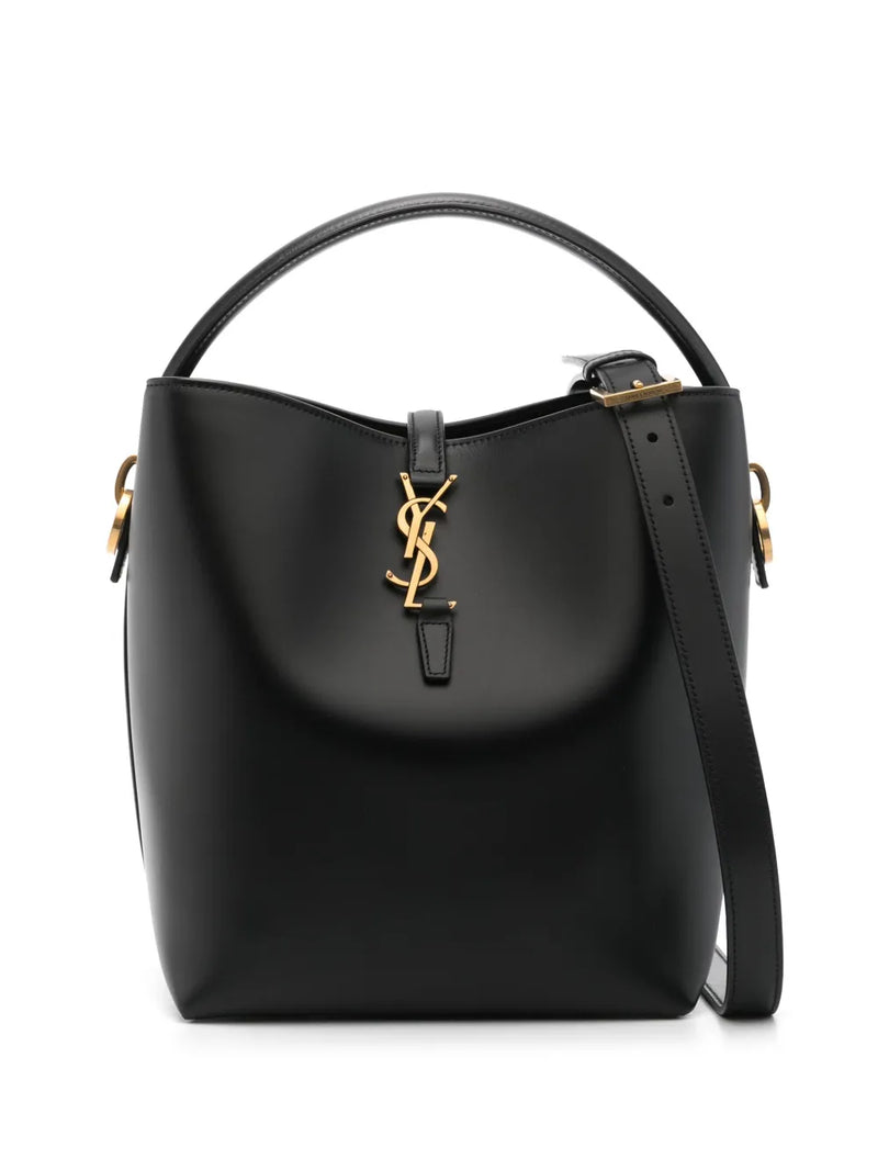 Le 37 leather bucket bag