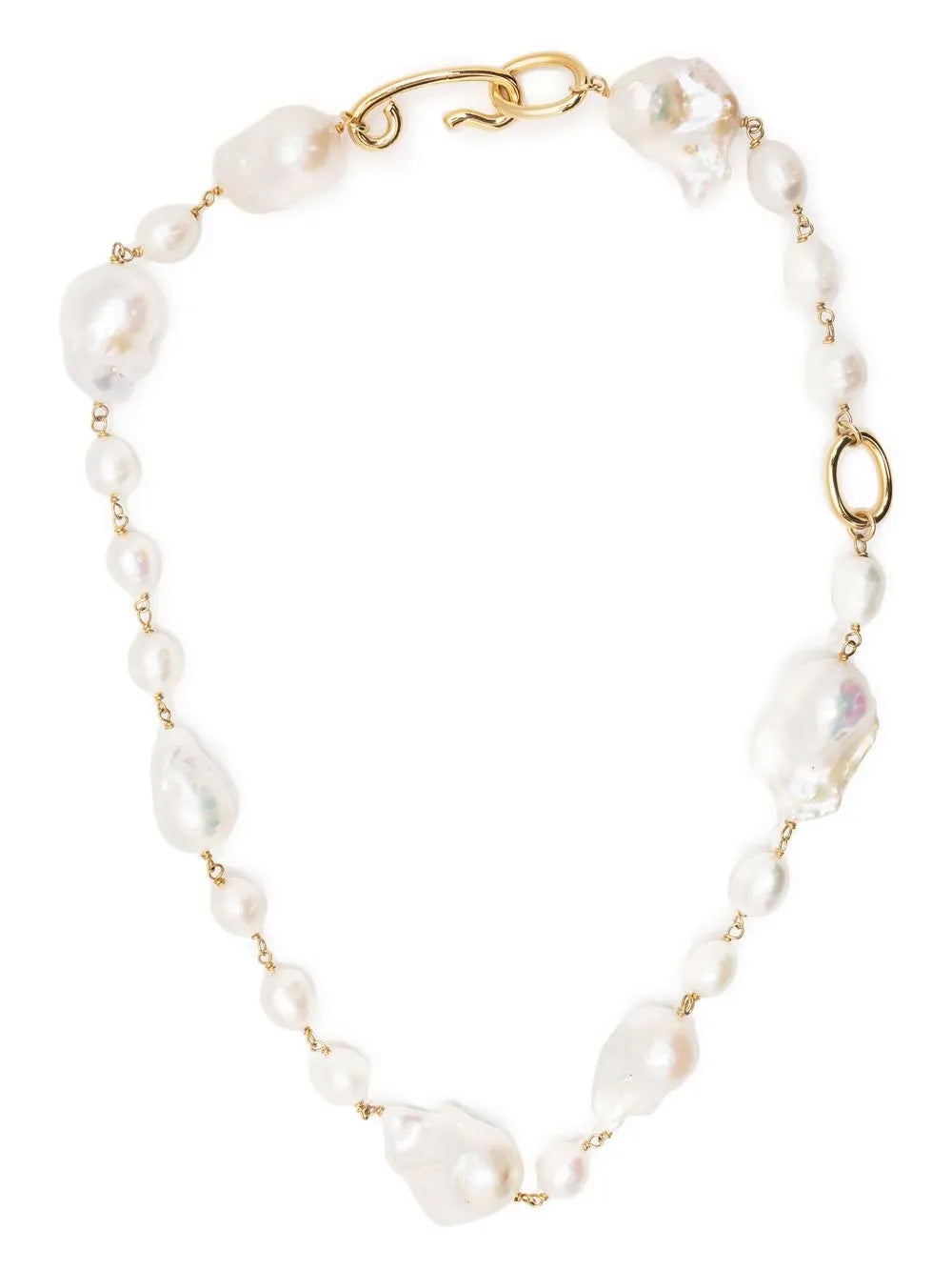 pearl-embellished necklace