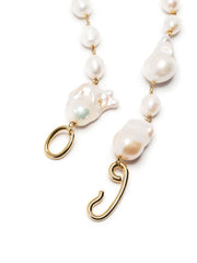 pearl-embellished necklace