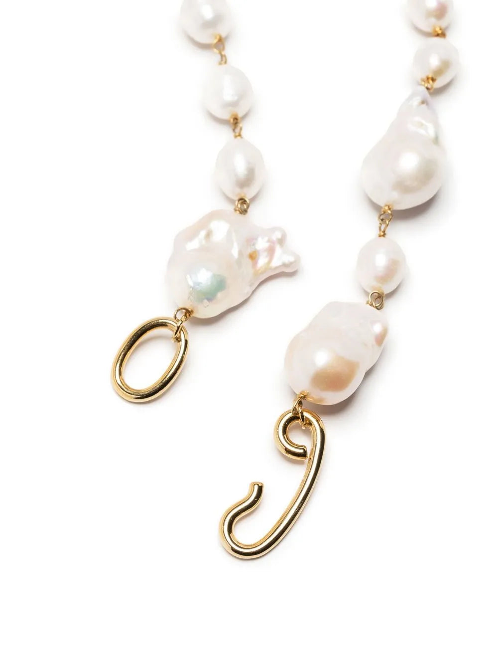 pearl-embellished necklace