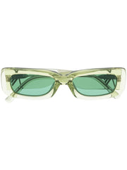 x The Attico Mini Marfa rectangle-frame sunglasses
