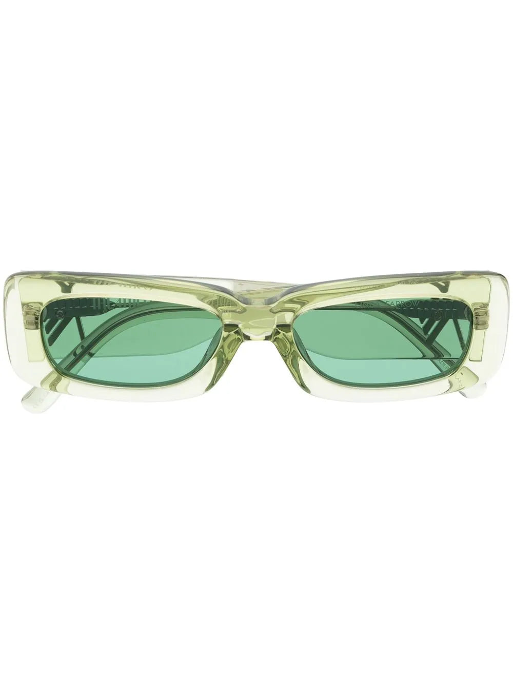 x The Attico Mini Marfa rectangle-frame sunglasses