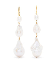 pearl drop earrings