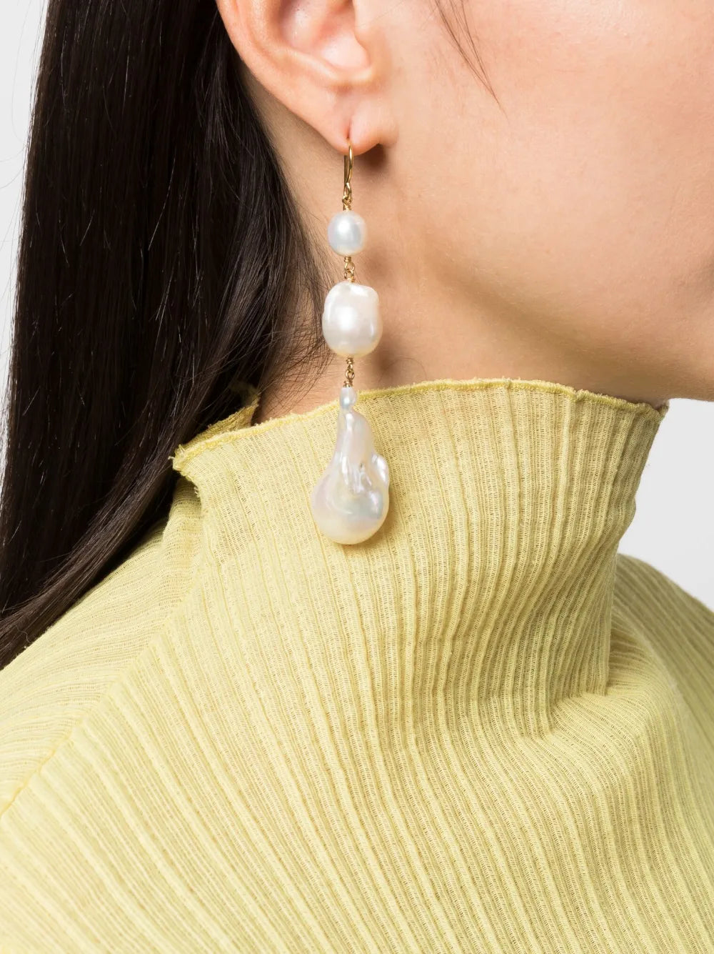 pearl drop earrings
