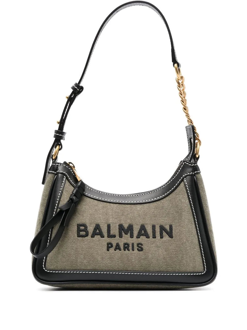 logo-print B-army shoulder bag