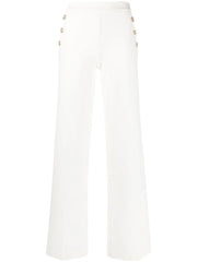 wide-leg tailored trousers