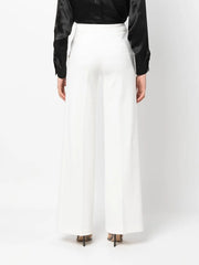 wide-leg tailored trousers