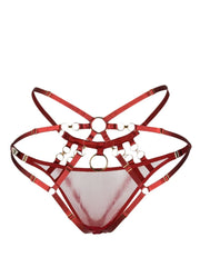 Kleio backless satin briefs